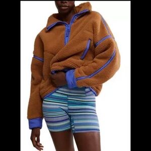 NWOT Free People Movement Mountain High Fleece in Twig MSRP$98